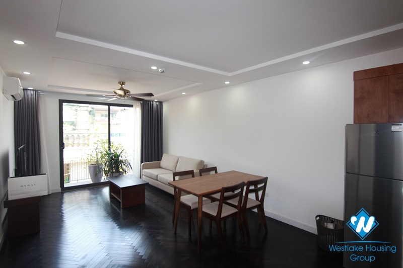 Bright and spacious 1-bedroom apartment with a nice balcony in Tay Ho